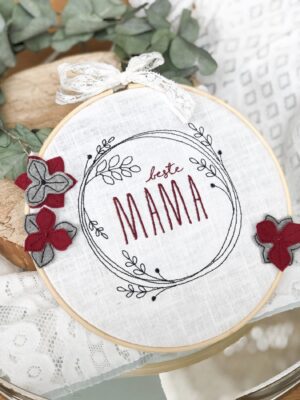 Stickrahmen „beste Mama“