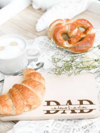 Frühstücksbrettchen mit Gravur