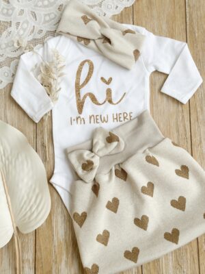 Rock aus Herz-Strick