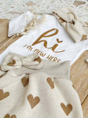 Rock aus Herz-Strick