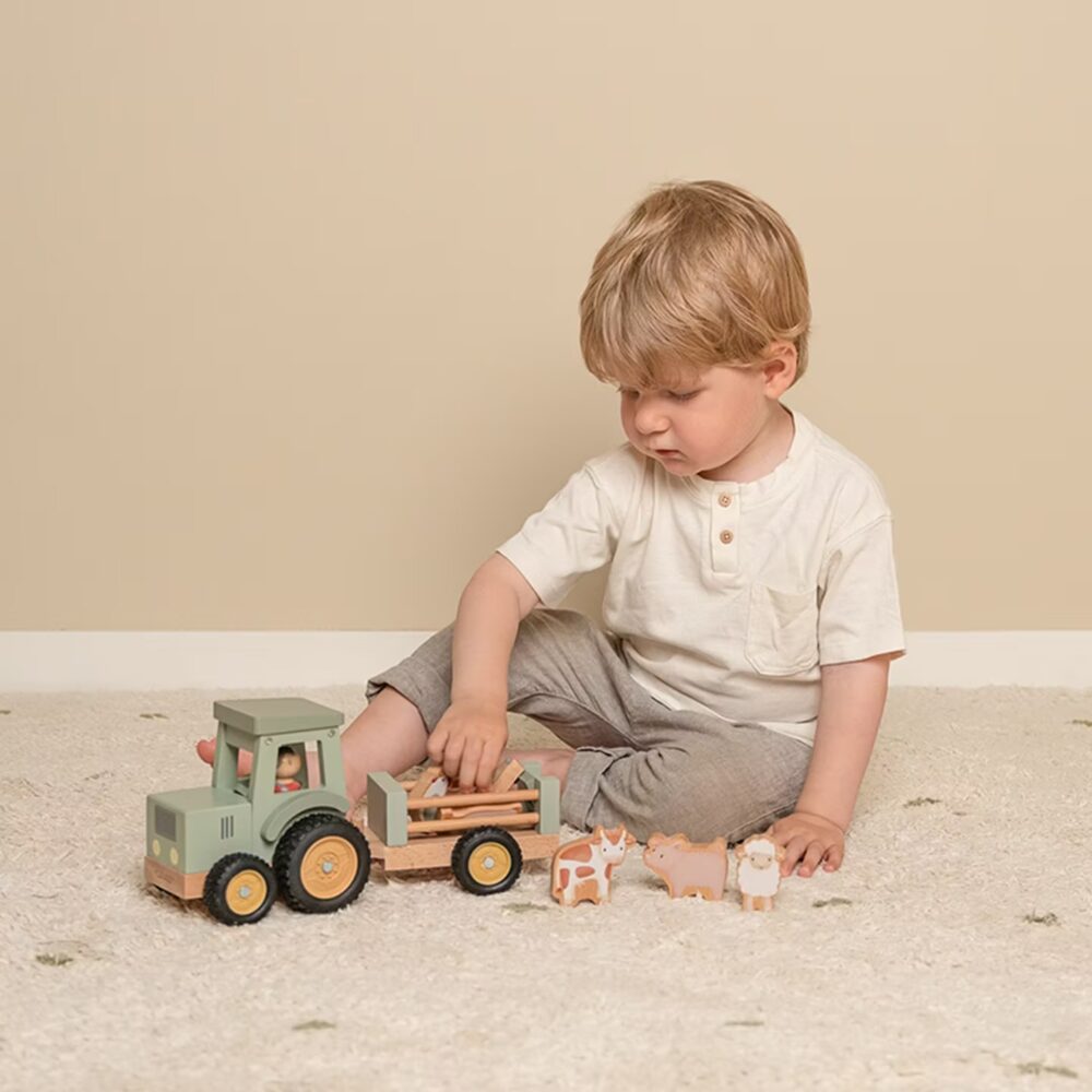 Traktor mit Anhängern Little Farm – Bild 2