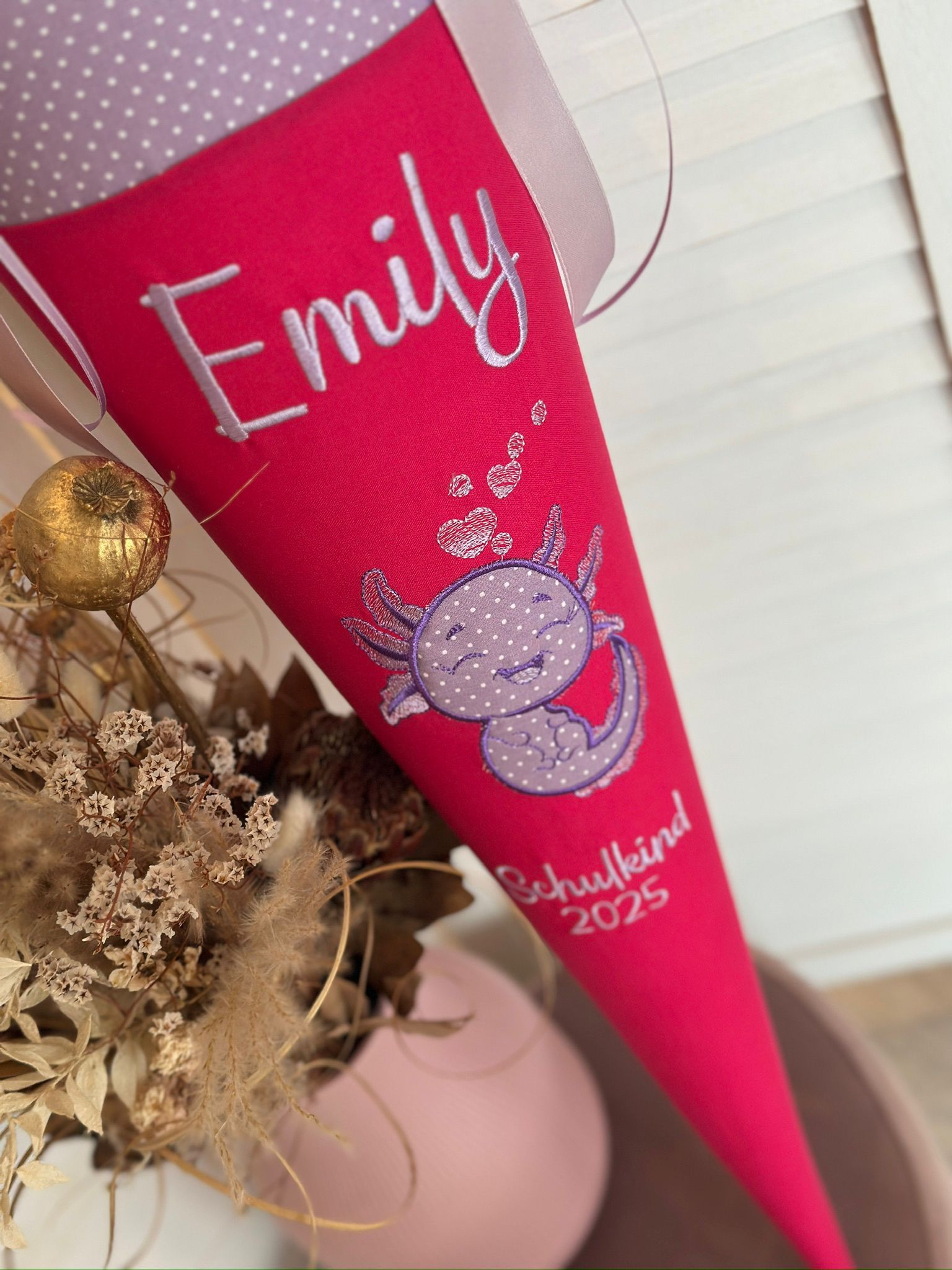 Schultüte aus Stoff – Bild 8