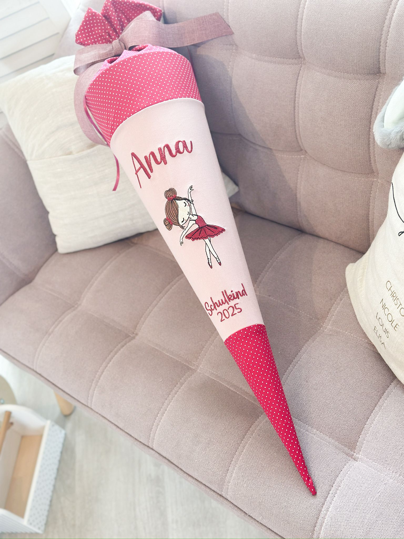 Schultüte aus Stoff – Bild 11