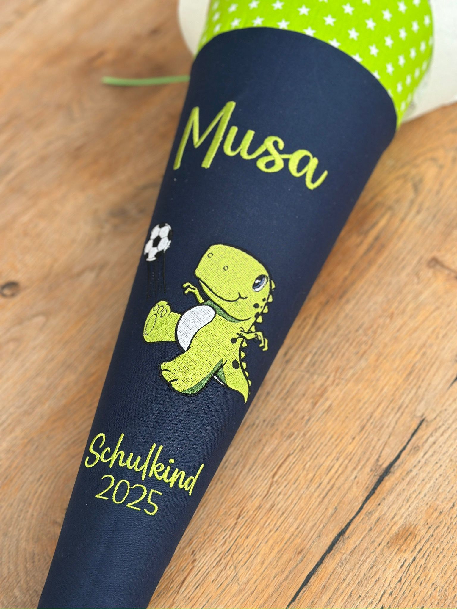 Schultüte aus Stoff – Bild 7