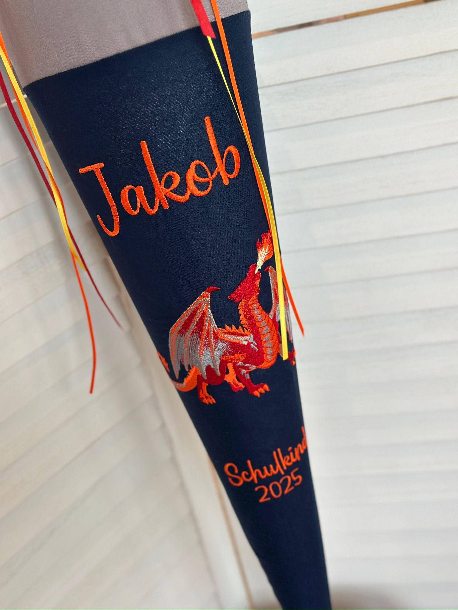 Schultüte aus Stoff – Bild 9