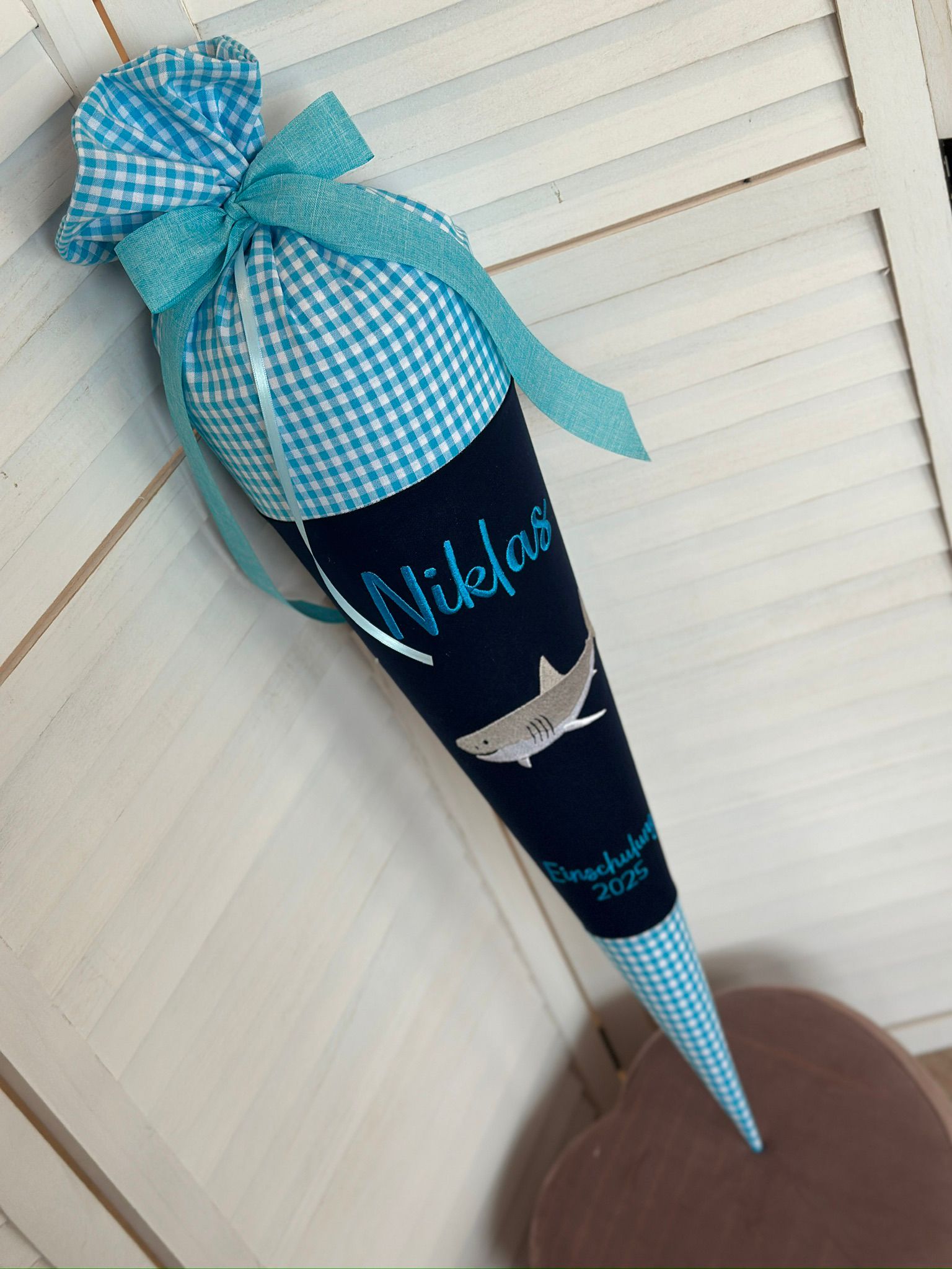 Schultüte aus Stoff – Bild 10