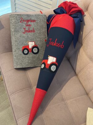 Schultüte aus Stoff