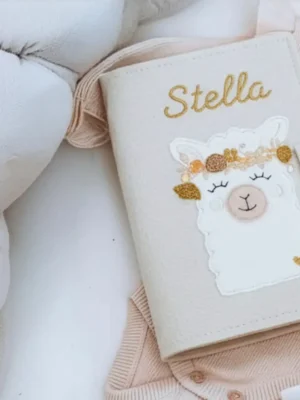 Untersuchungshefthülle Alpaka/Lama