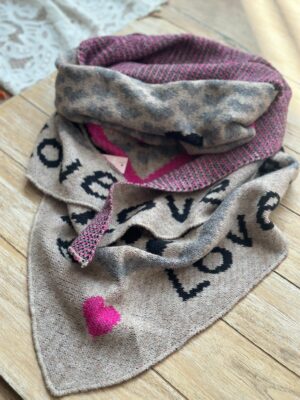 Dreiecksschal Leo-Love