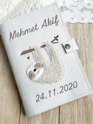 Untersuchungshefthülle Faultier